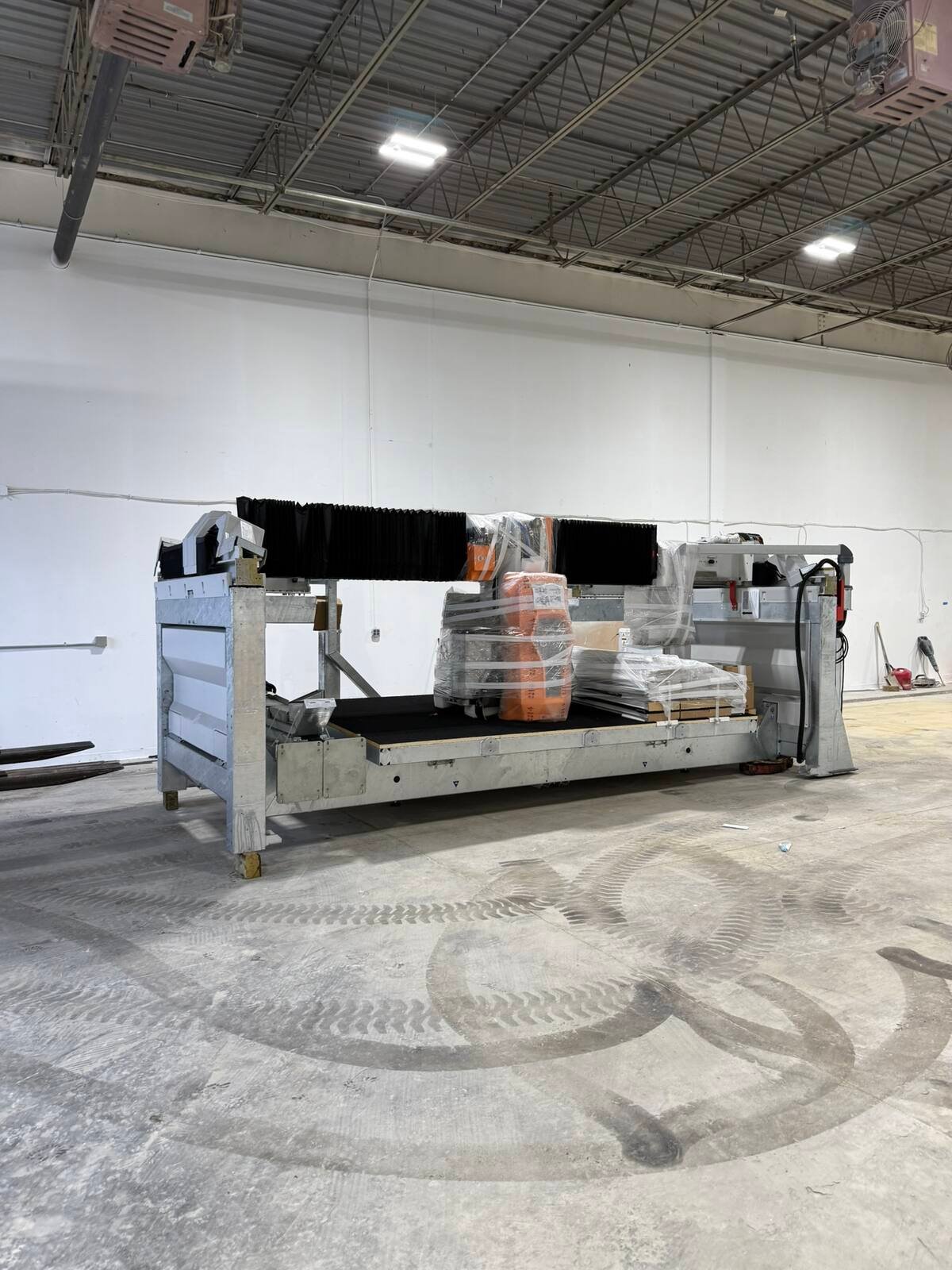 New fabrication equipment being installed at QGS